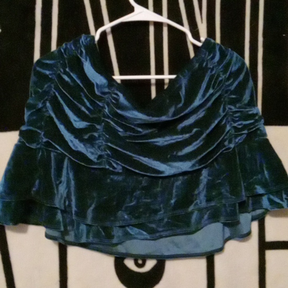 Blue skirt